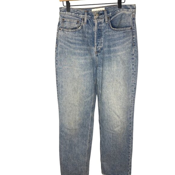 Denim Forum Jeans The Joni High Rise Loose 29L Ladies Buttonfly Size 28 - Picture 2 of 9